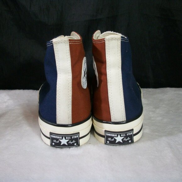 CONVERSE CTAS CHUCK 70 HYBRID HI CEDAR BARK & MIDNIGHT NAVY HI M9 W11 171659C - Picture 6 of 9